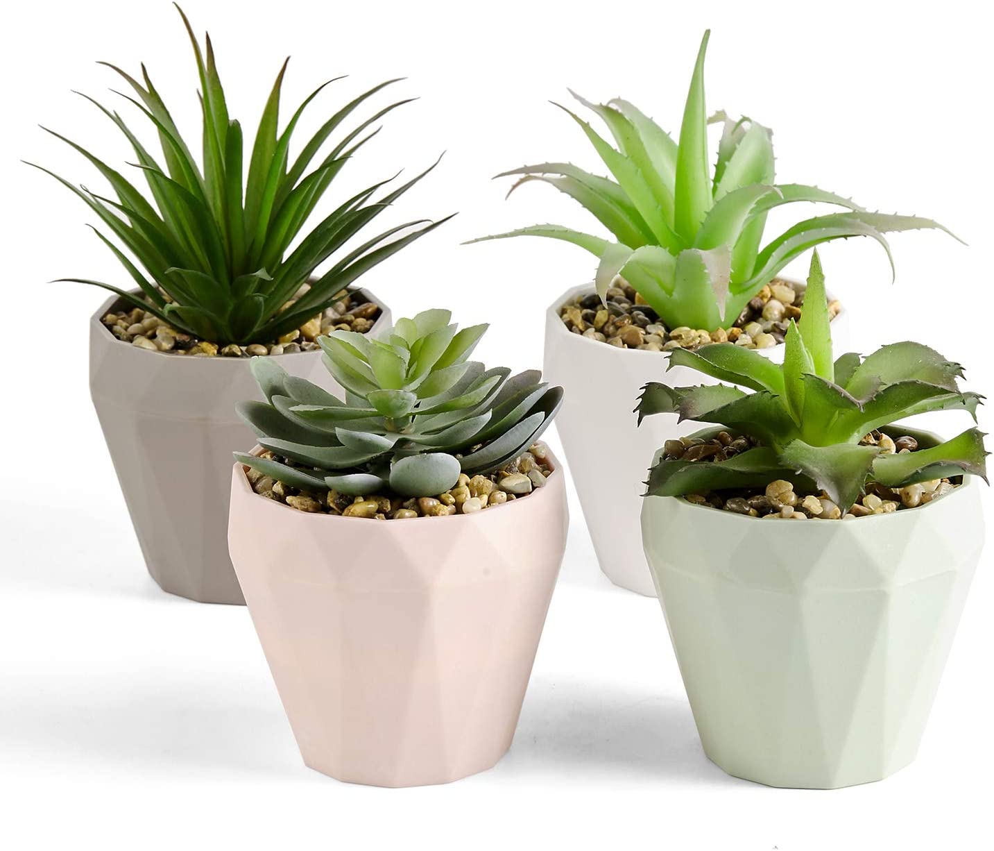 Primaison Green Artificial Plants DIY Decor Gift Set of 4 RRP £19.89 CLEARANCE XL £14.99
